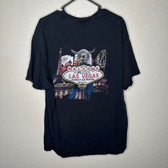 Y2K Harley Davidson Joker Clown T Shirt XL - Picture 4 of 8